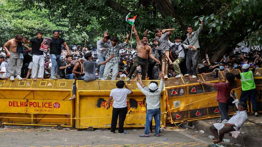 India's top court forms panel to probe allegations of violence during youth protests