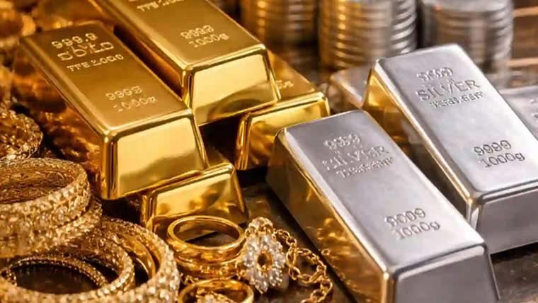 عالمی و مقامی مارکیٹوں میں سونے کی قیمت میں اضافہ، چاندی کی قیمت مستحکم