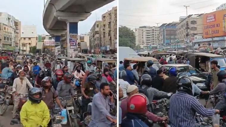وزیراعلیٰ سندھ کا کراچی میں بدترین ٹریفک جام کا نوٹس، رپورٹ طلب