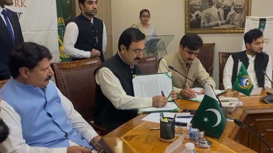 KP departments sign performance agreements under good governance roadmap