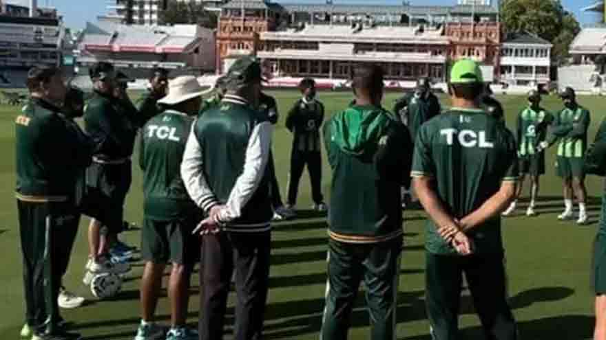 Babar Azam attends Pakistan's first training session shead of Lord's Test