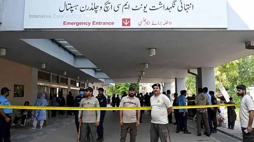 Tent set up outside PIMS to hear public complaints