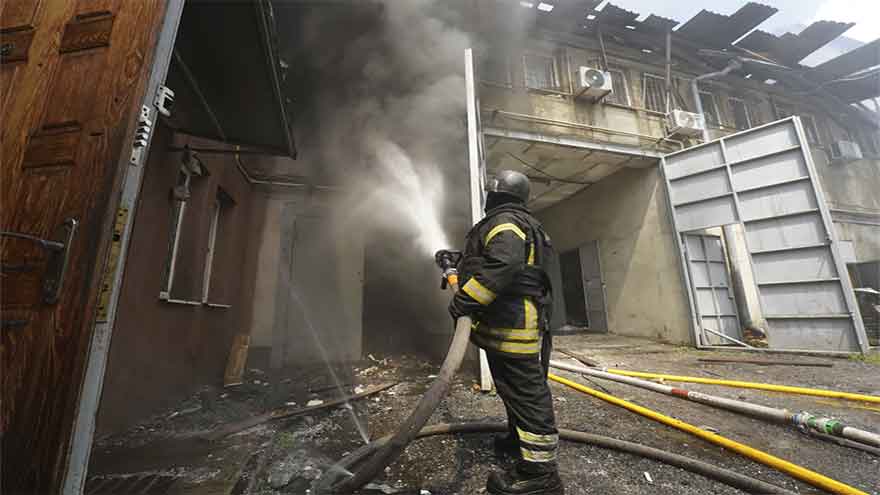 Russia bombards 9 Ukrainian cities overnight, calling the strikes 'massive'