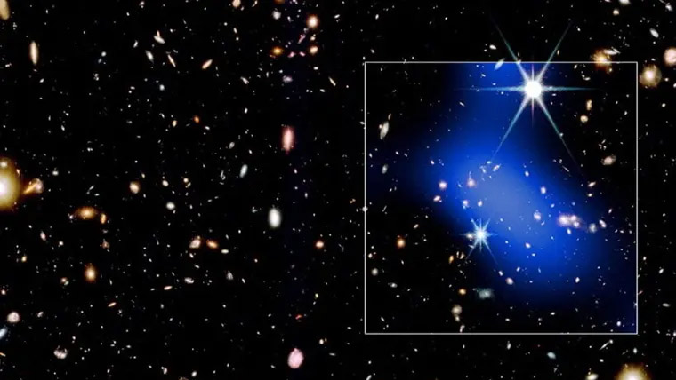 کائنات کے آغاز میں اچانک نمودار ہونے والا کہکشاؤں کا جھرمٹ دریافت