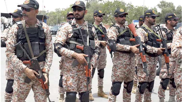 سندھ رینجرزکی گلشن حدید میں خفیہ اطلاعات پر کارروائی، 3 ملزمان گرفتار