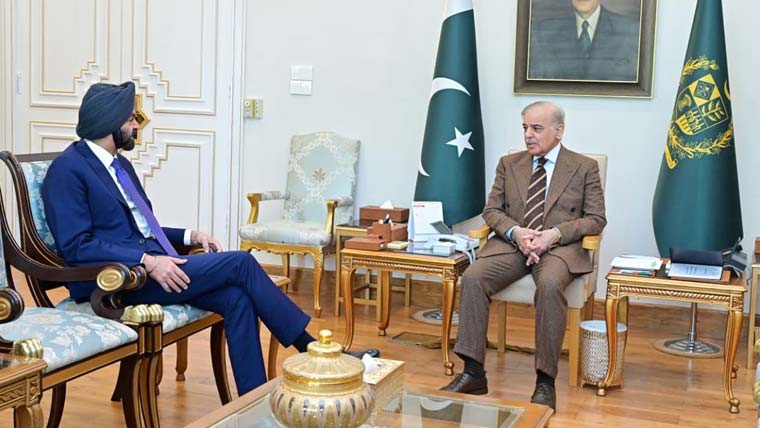 وزیراعظم سے صدر عالمی بینک کی ملاقات، تعاون بڑھانے کے عزم کا اعادہ