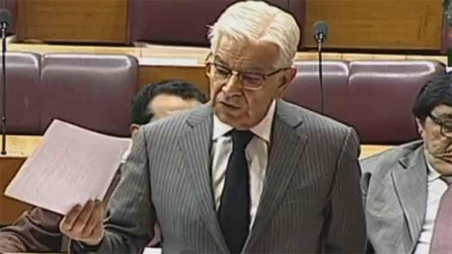 No negotiations with terrorists targeting women and children: Khawaja Asif