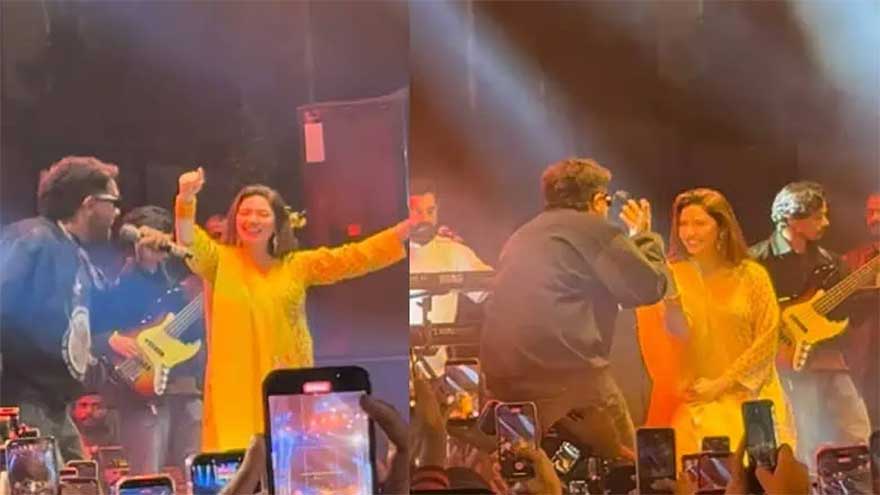 Mahira Khan leaves fans awestruck at Asim Azhar's concert