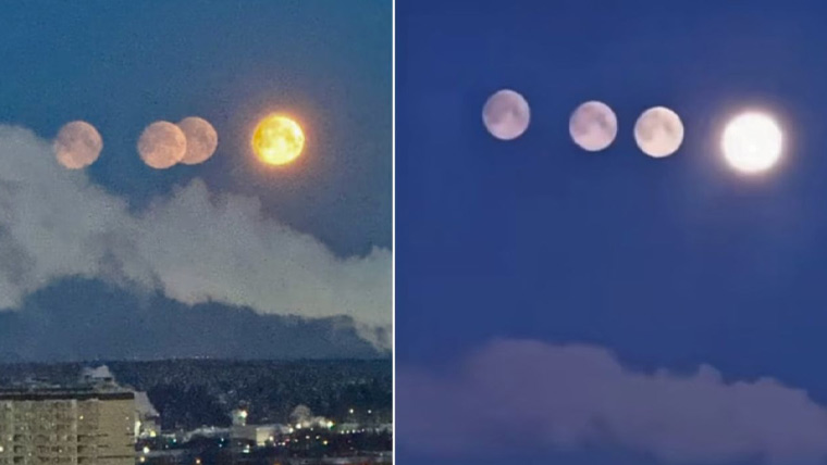 آسمان پر چار چاند، نایاب قدرتی مظہر نے سب کو حیران کر دیا