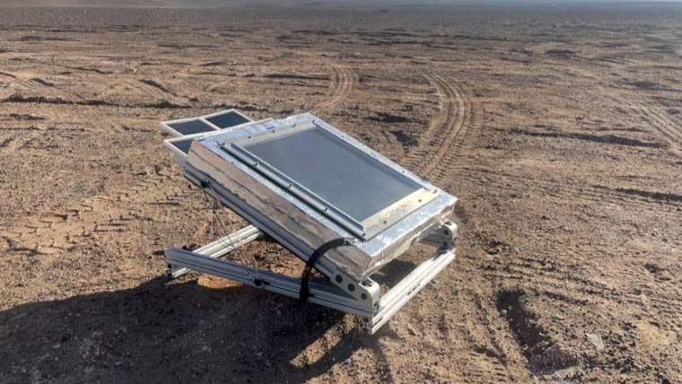 شمسی توانائی سے روزانہ ہزار لیٹر پانی پیدا کرنے کی صلاحیت