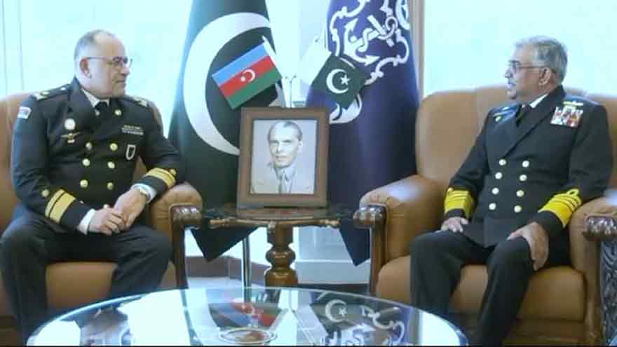 Pakistan, Azerbaijan chiefs discuss regional maritime security situation