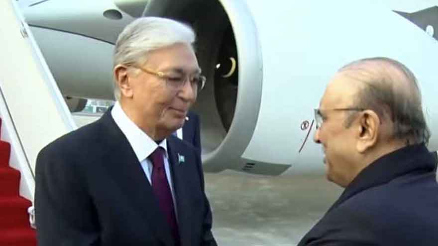 Kazakhstan president arrives in Pakistan on two-day visit
