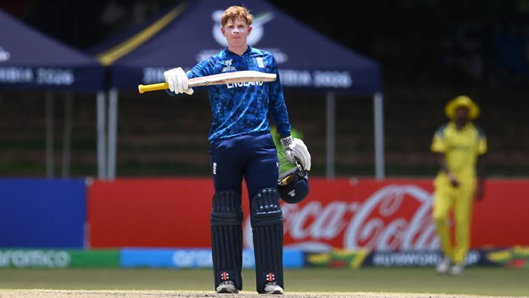 انڈر 19 ورلڈ کپ: انگلینڈ آسٹریلیا کو ہرا کر فائنل میں پہنچ گیا