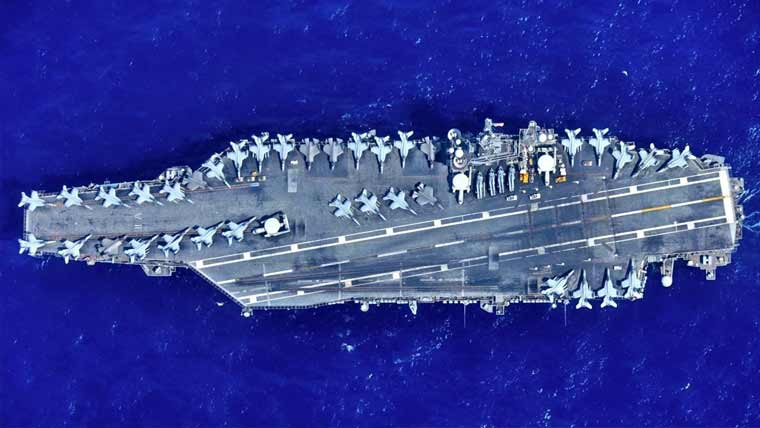 امریکا کا بحری بیڑے کی طرف آنے والے ایرانی ڈرون کو مار گرانے کا دعویٰ