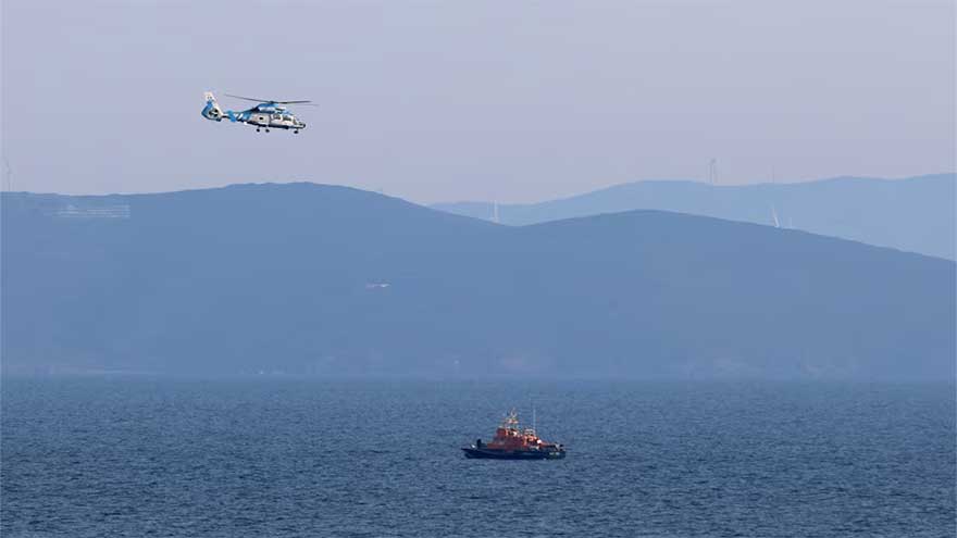 Fifteen migrants die after boat collides with Greek coast guard vessel off Chios, coast guard says