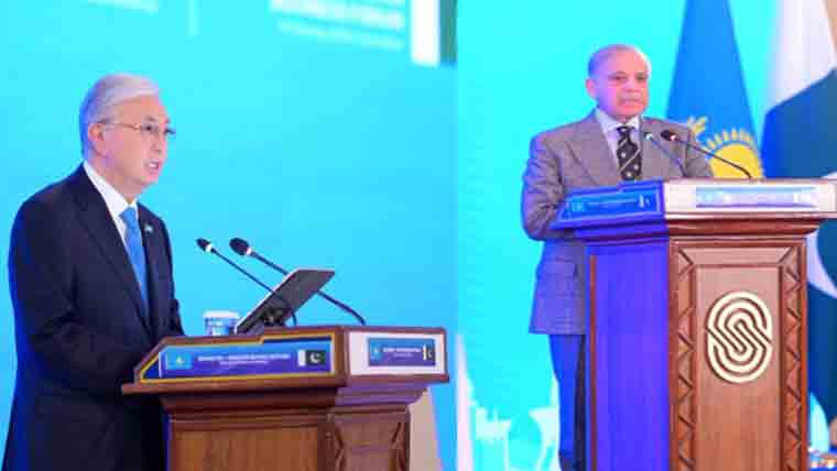 پاکستان اور قازقستان کا اقتصادی شعبے میں 5 سالہ روڈ میپ پر اتفاق ہوا: وزیراعظم