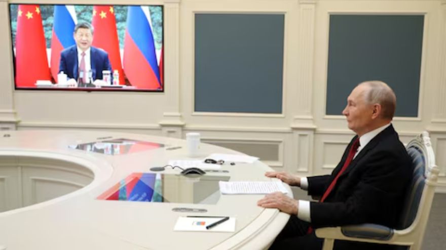 China's Xi and Russia's Putin reinforce ties in video call