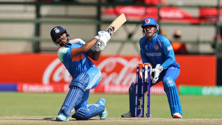 انڈر19 ورلڈ کپ: بھارت افغانستان کو ہرا کر فائنل میں پہنچ گیا