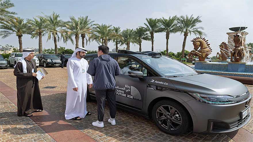 Dubai launches driverless RT6 taxi vehicles