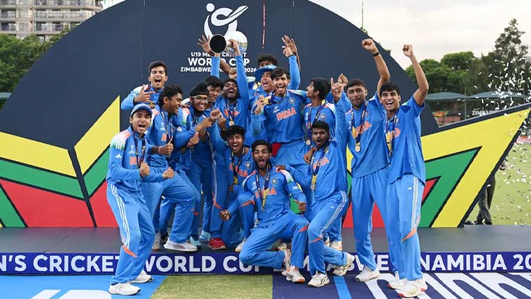 آئی سی سی انڈر 19 کرکٹ ورلڈ کپ 2026 کا ٹائٹل بھارت نے جیت لیا