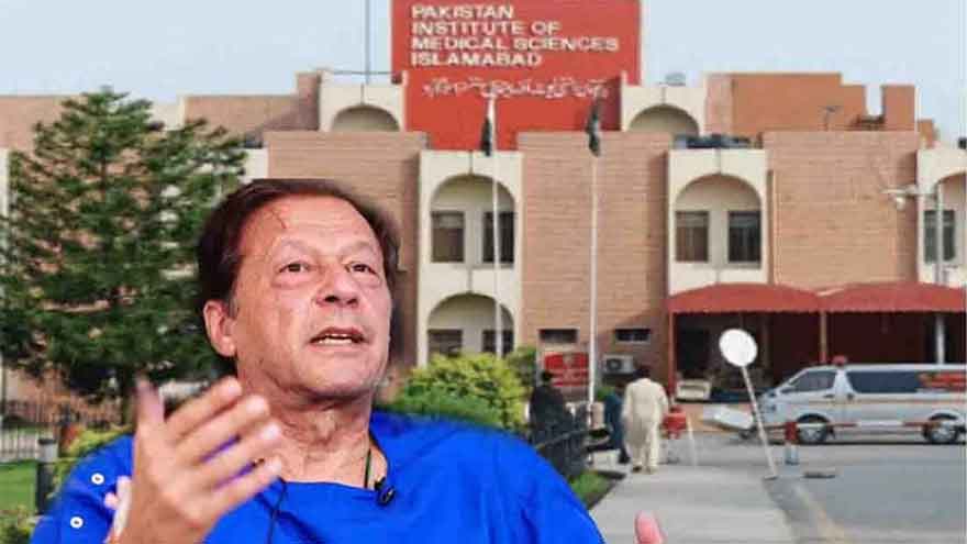PTI founder received successful eye treatment at PIMS, medical report shared with family