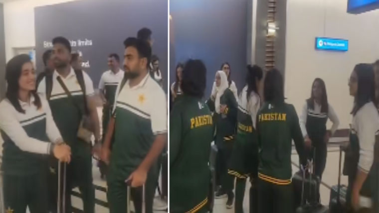 پاکستان ویمن کرکٹ ٹیم دورہ جنوبی افریقہ کیلئے جوہانسبرگ پہنچ گئی