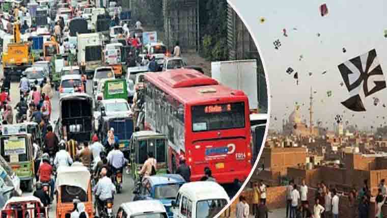 بسنت فیسٹیول:تین روز میں 9لاکھ گاڑیاں کی لاہور آمد