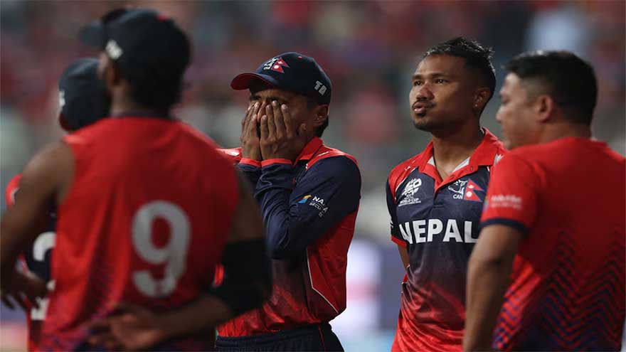 Nepal's grit wins applause after narrow loss to England