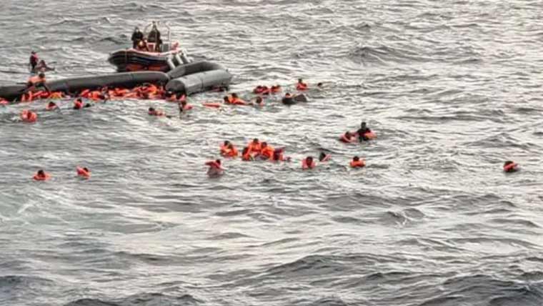 لیبیا: تارکین وطن کی کشتی ڈوبنے سے 2 بچوں سمیت 55 افراد ہلاک