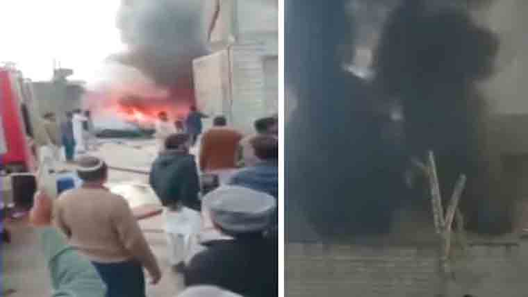 راولپنڈی: راوت میں ٹیکسٹائل فیکٹری میں آتشزدگی، اطراف کی عمارتیں خالی کرا لی گئیں