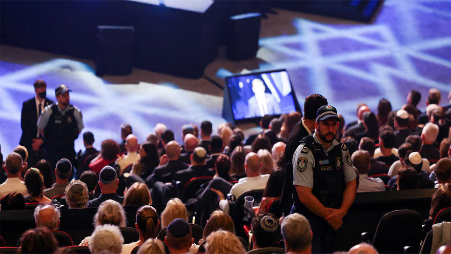 Australian leaders urge calm after Sydney clashes during Israeli President Herzog's visit
