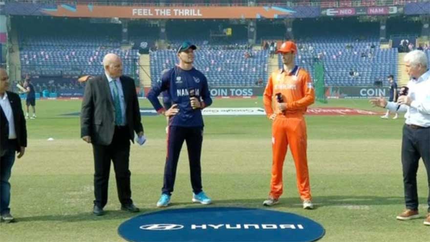 T20 World Cup: Netherlands choose to field against Namibia