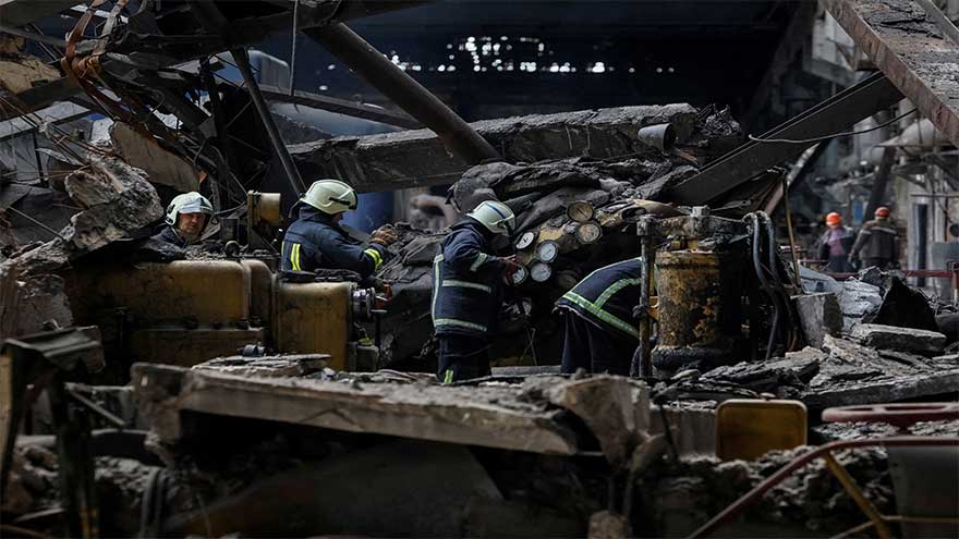 'Everything is destroyed': Ukrainian power plant in ruins after Russian strike