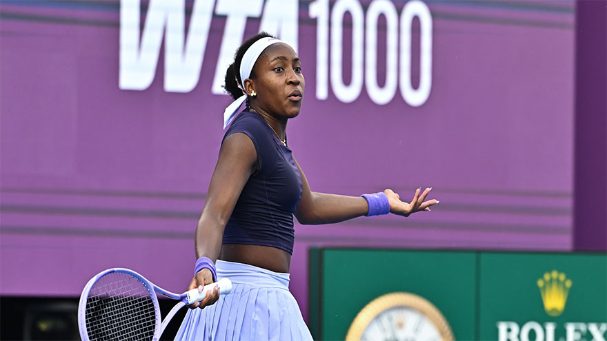 Gauff dumped out of Qatar Open, Swiatek, Rybakina through