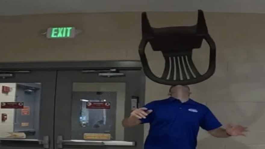 David Rush reclaims guinness record with 1 Hour 20 minute chair balance on chin