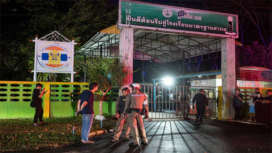 Teacher dies after Thailand school shooting