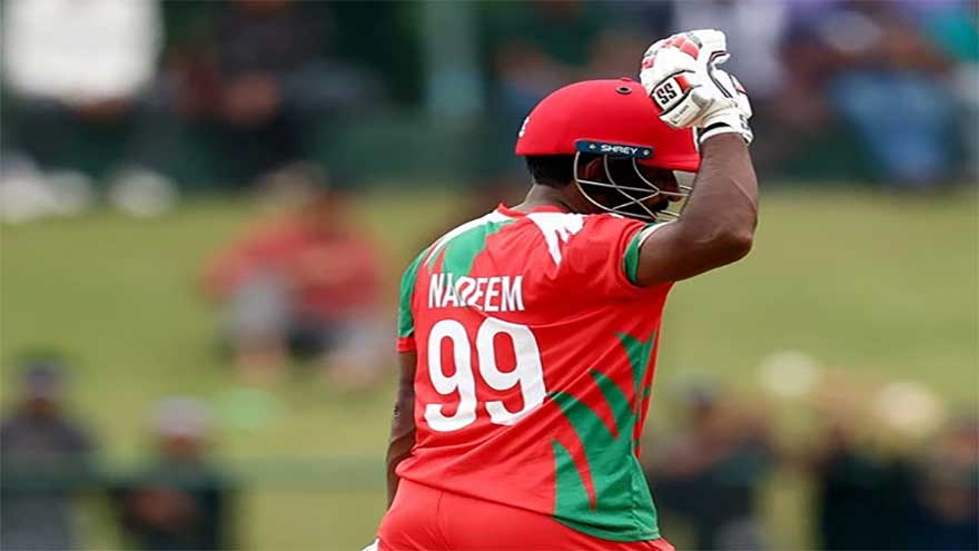 Omani cricketer equals Mohammad Rizwan's T20 World Cup record