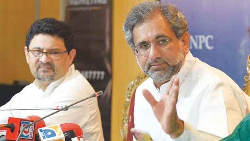 Khaqan Abbasi, Miftah announce joining TTAP sit-in for Imran Khan