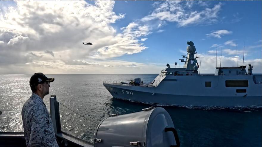 PNS Khaibar visits Aksaz during maiden voyage, holds drills with Turkish Navy