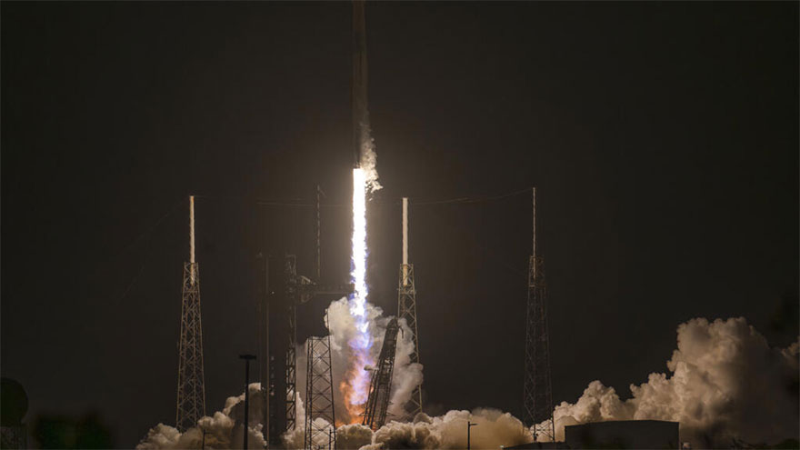 International crew en route to space station