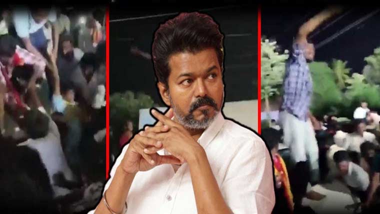 تامل فلموں کے معروف اداکار وجے کی سیاسی ریلی میں مداح ہلاک