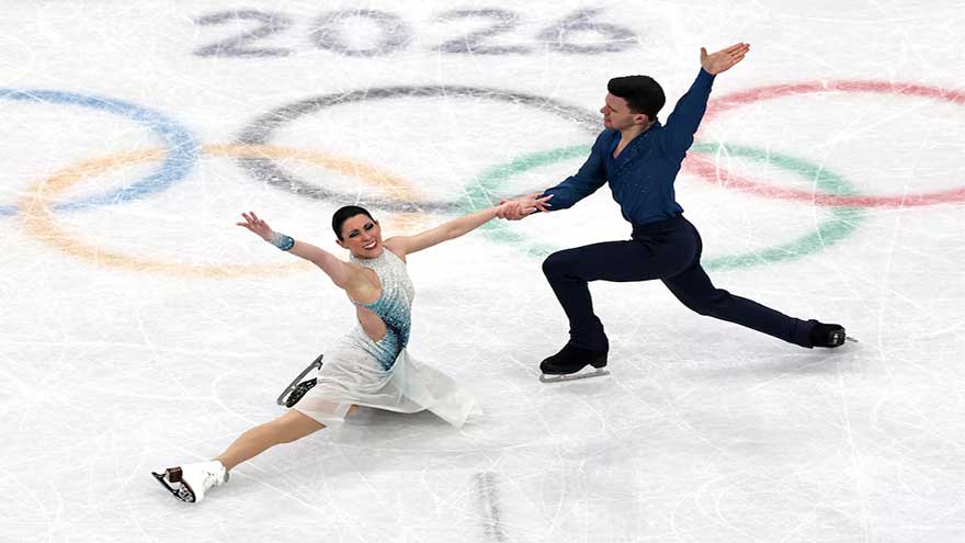 Italy's ice dance couple savour Valentine's Day at home Olympics