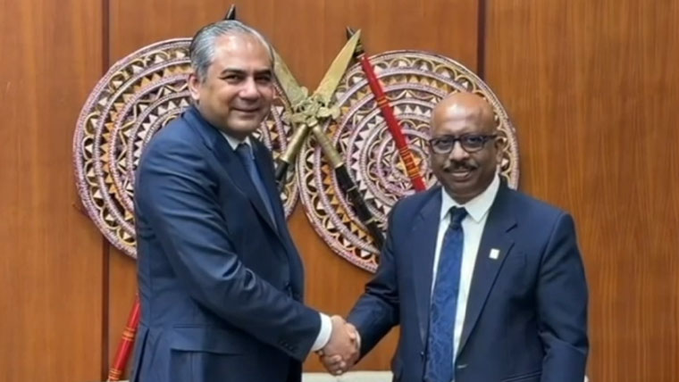 محسن نقوی کی لنکن وزیر کھیل سے ملاقات، باہمی تعاون مزید بڑھانے کا فیصلہ