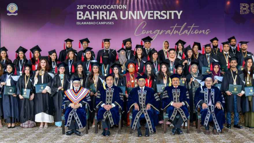 Pakistan Navy chief attends as Bahria University Islamabad awards degrees to over 3,300 graduates