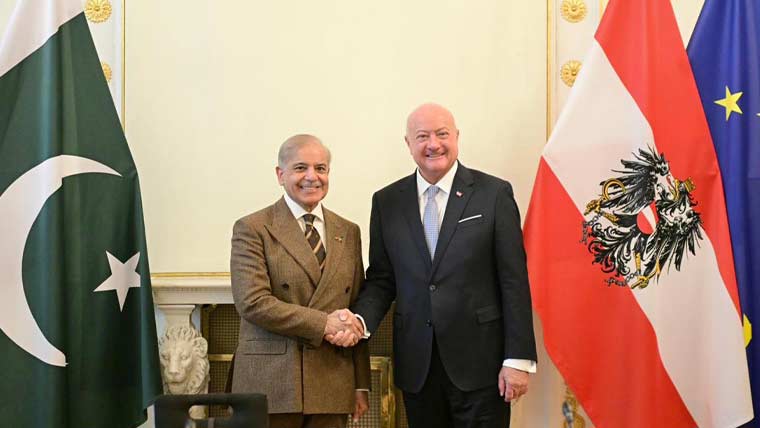 وزیراعظم کی آسٹرین چانسلر سے ملاقات، دورہ پاکستان کی دعوت دے دی