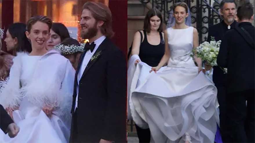 'Stranger Things' star Maya Hawke marries singer Christian Lee Hutson