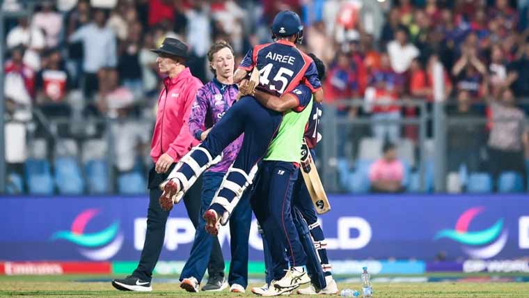 ٹی 20 ورلڈ کپ: نیپال نے سکاٹ لینڈ کو 7 وکٹوں سے ہرا دیا