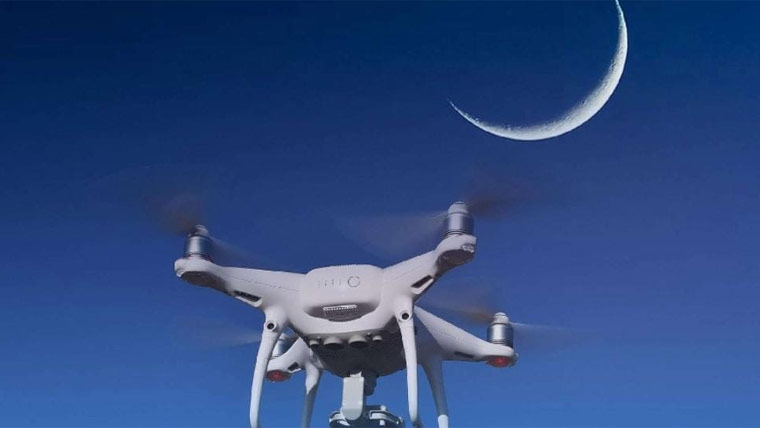 یو اے ای میں رمضان کے چاند کی رویت کے لیے AI اور ڈرونز کا جدید استعمال