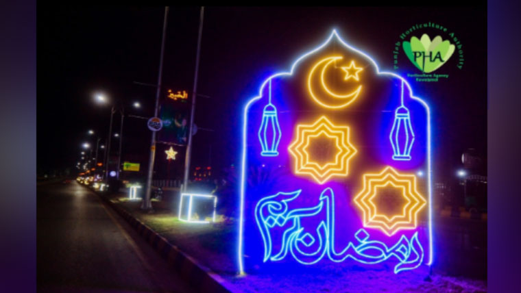رمضان المبارک کی آمد، پنجاب کے تمام شہروں کو سجا دیا گیا