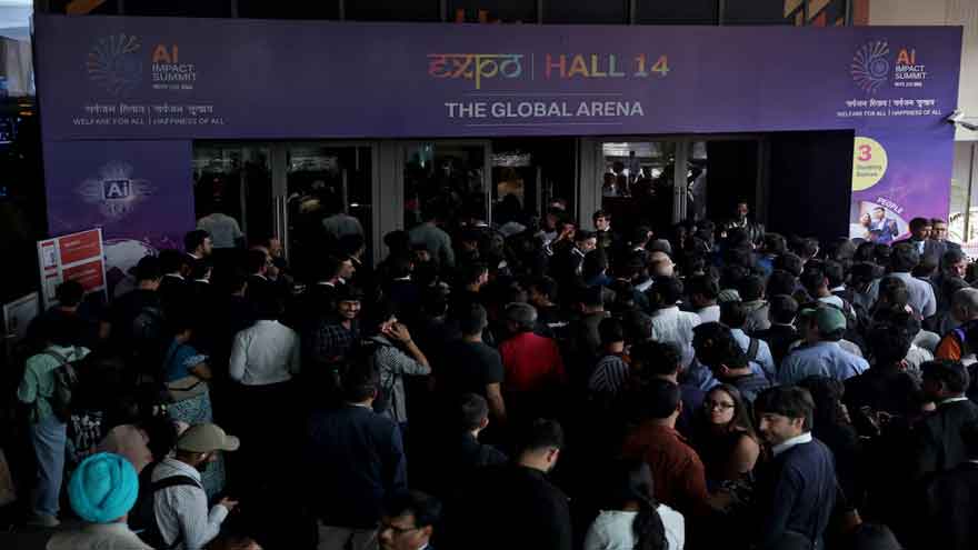 India's AI Summit opening in New Delhi marred by long queues, confusion